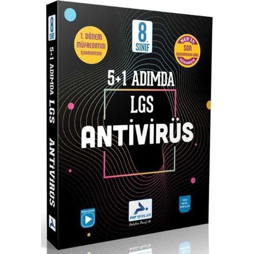 PARAF 8.SINIF LGS 1.DÖNEM 5+1 ADIMDA ANTİVİRÜS DENEME