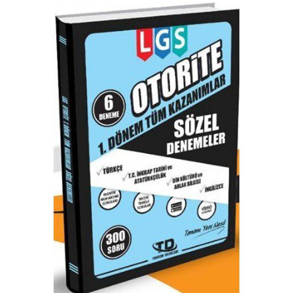 TANDEM YAYINLARI LGS OTORİTE 1.DÖNEM SÖZEL DENEMELER