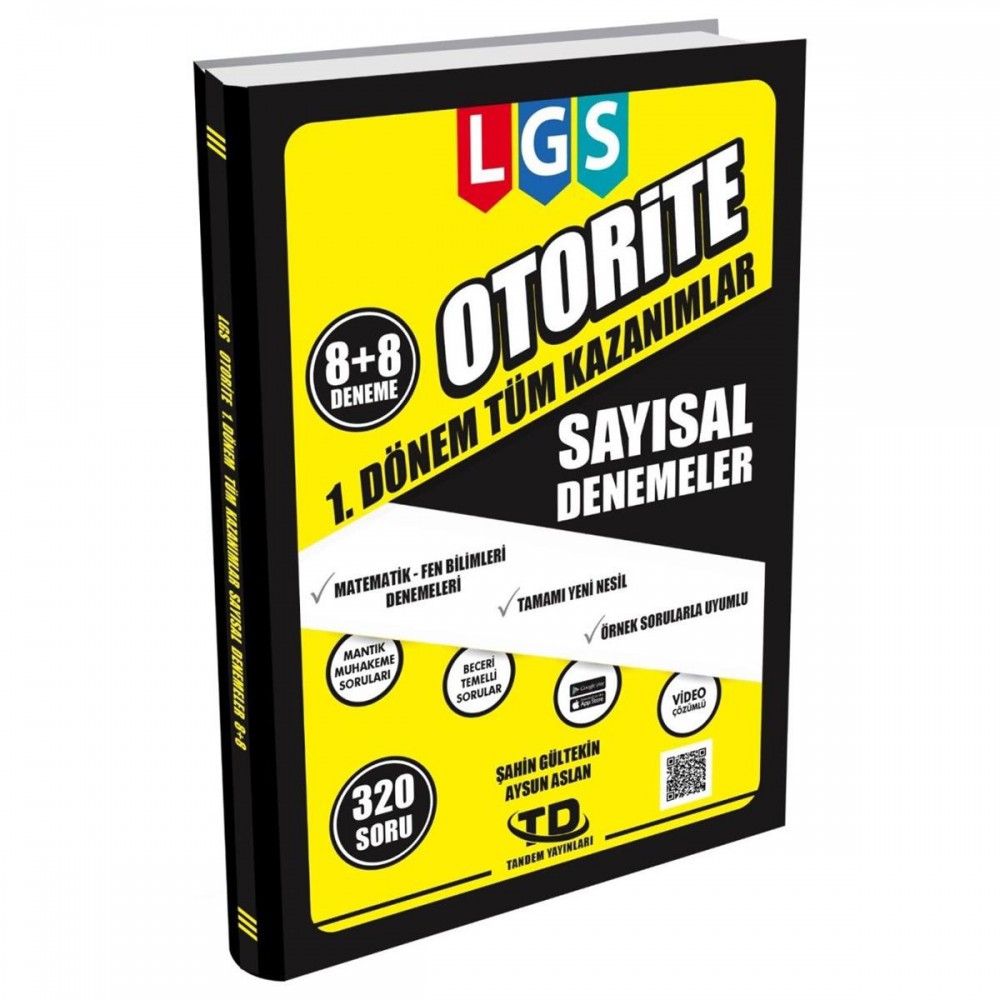 TANDEM YAYINLARI LGS OTORİTE 1.DÖNEM SAYISAL DENEMELER
