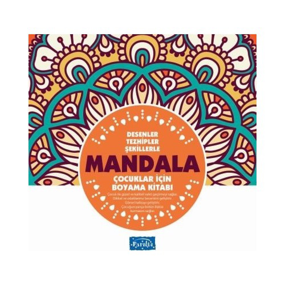 ÇOCUKLAR İÇİN MANDALA-TURUNCU