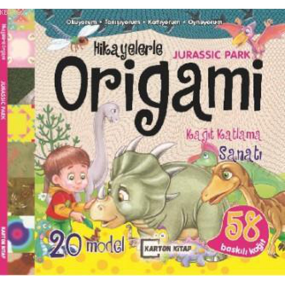 ORİGAMİ ÇOCUKLAR İÇİN - JURASSIC
