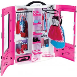 MATTEL BARBIE  PEMBE GARDROP DMT57 