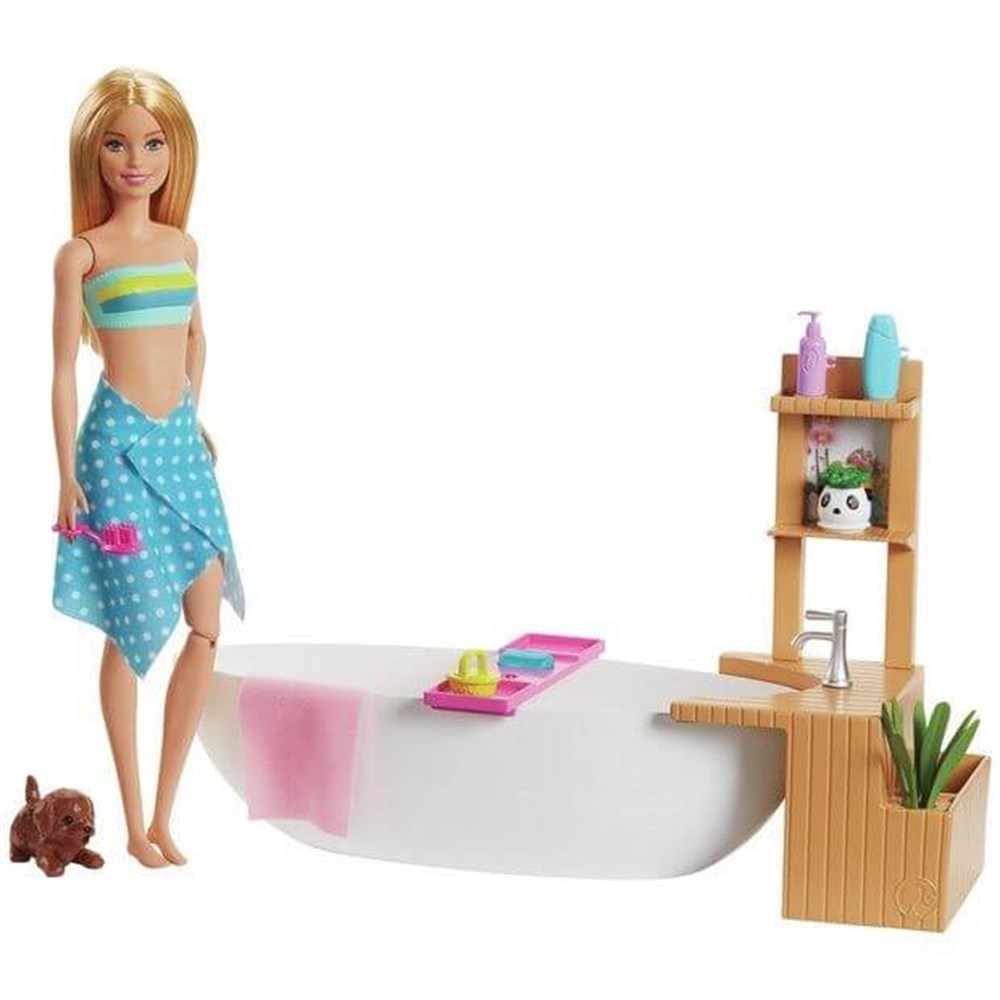 BARBİE SPA GÜNÜ OYUN SETİ/ BARBİE WELİNESS GIN32 MATTEL