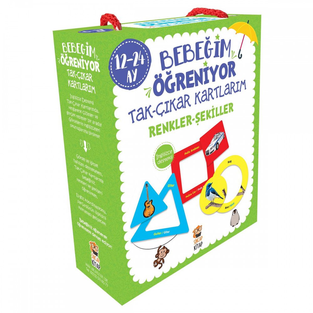 Bebeğim Öğreniyor Tak - Çıkar Kartlarım (12-24 Ay)