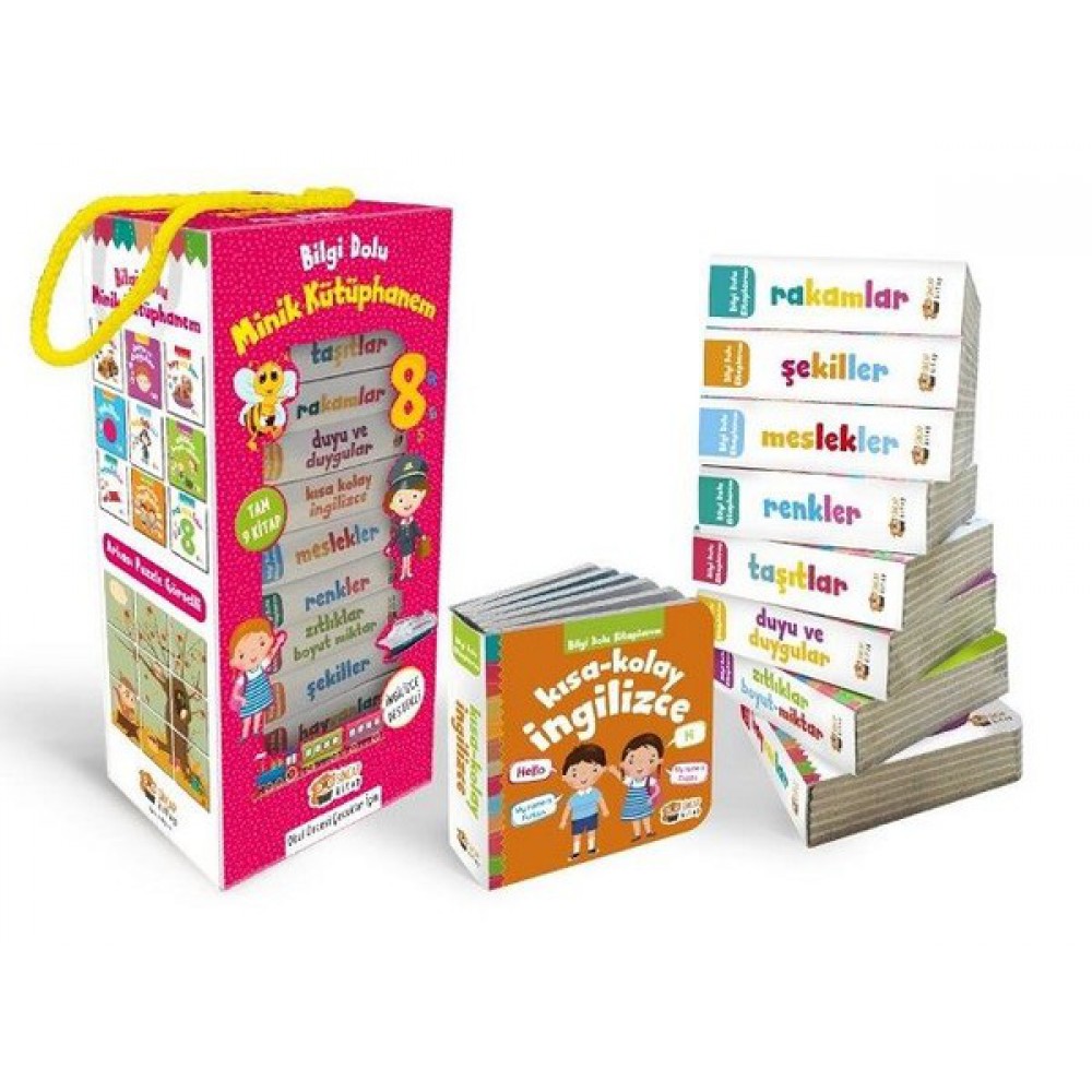 İNGİLİZCE DESTEKLİ BİLGİ DOLU MİNİK KÜTÜPHANEM