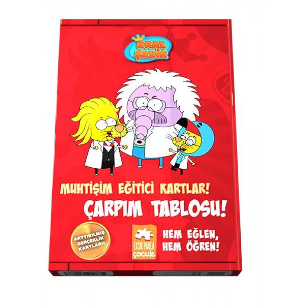 MUHTİŞİM EĞİTİCİ KARTLAR-ÇARPIM TABLOSU