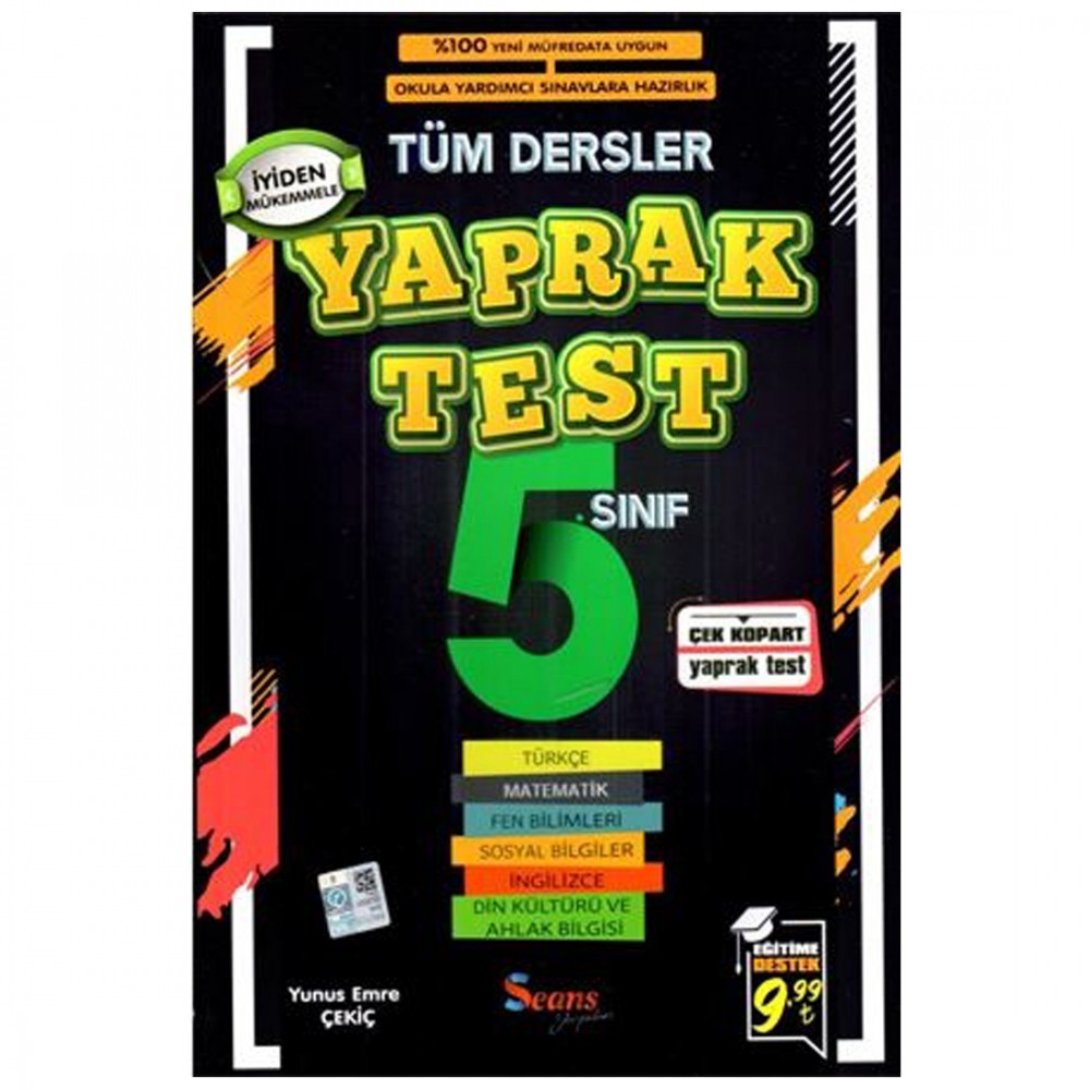SEANS 5.SINIF TÜM DERSLER YAPRAK TEST