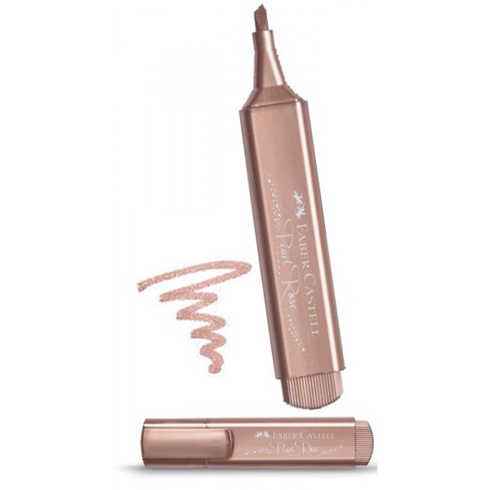 FABER CASTELL FOSFORLU KALEM METALİK ROSE 15 46 26