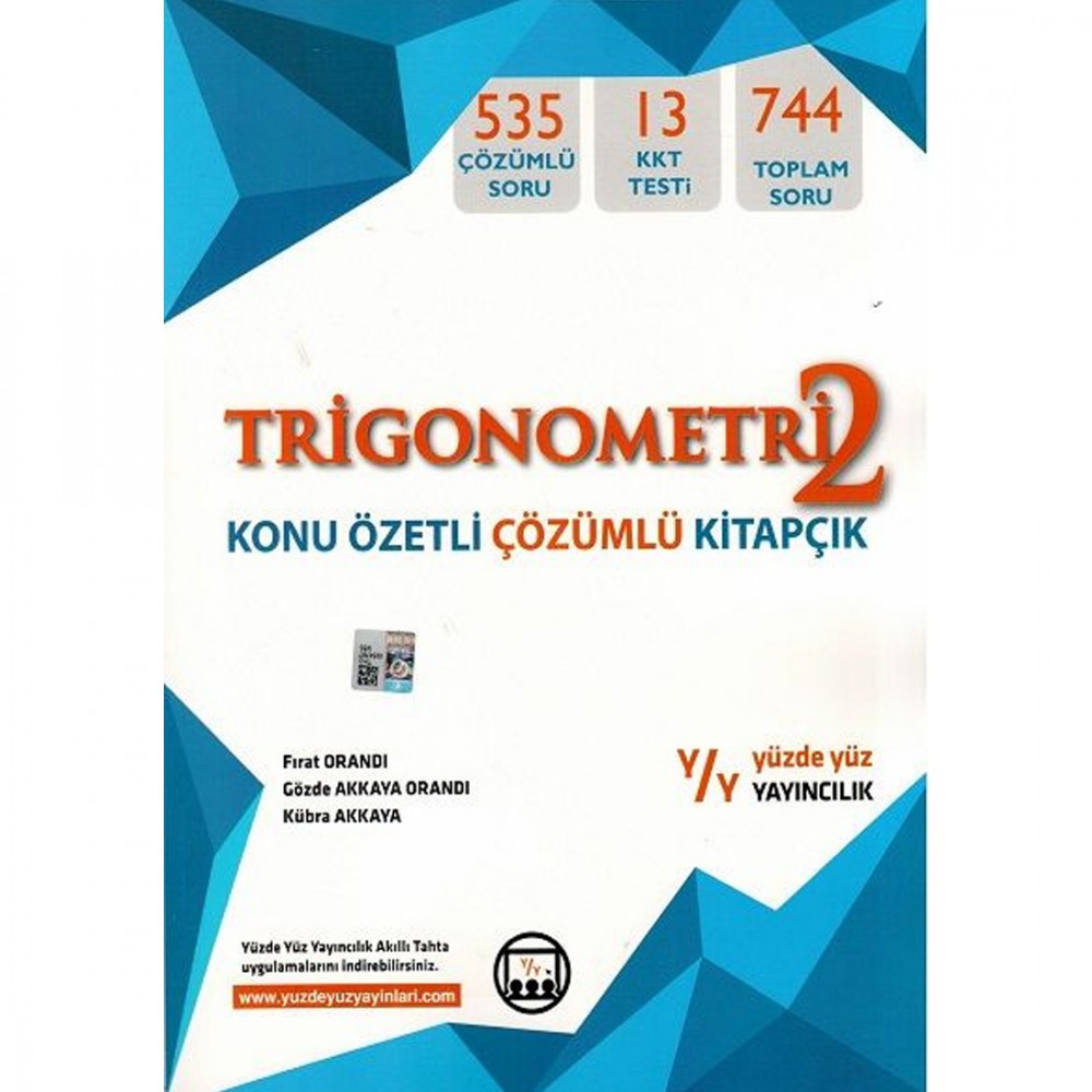 YÜZDE YÜZ LYS MATEMATİK TRİGONEMETRİ 2 KÖ-ÇÖZÜMLÜ