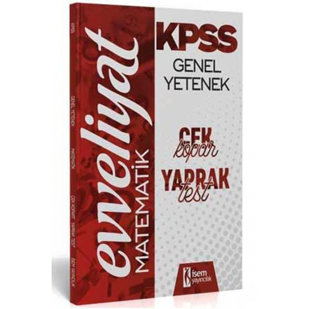 İSEM 2020 EVVELİYAT KPSS GENEL YETENEK MATEMATİK