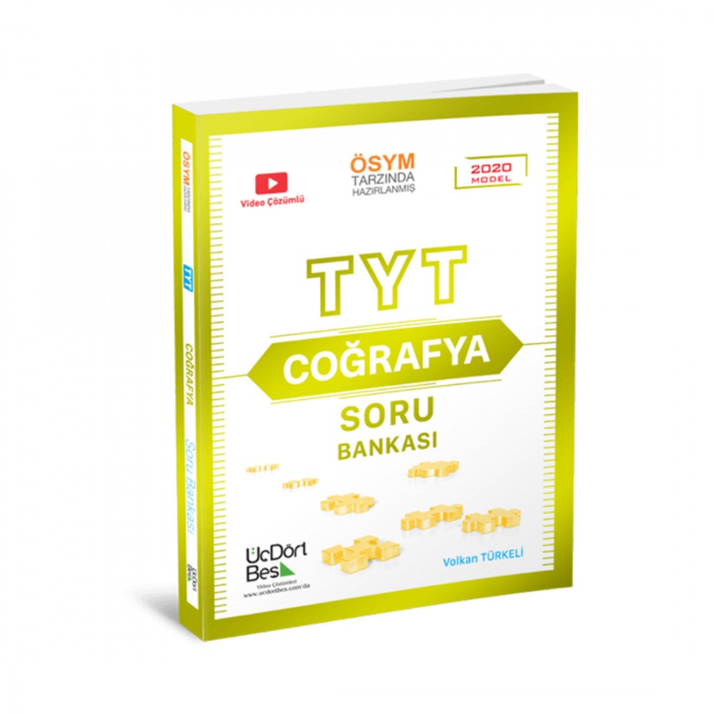 ÜÇDÖRTBEŞ TYT COĞRAFYA SORU BANKASI