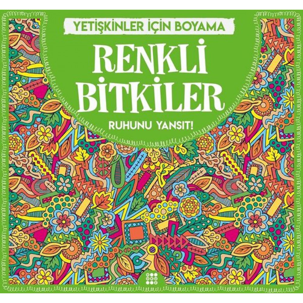 RENKLİ BİTKİLER - YETİŞKİNLER İÇİN MANDALA