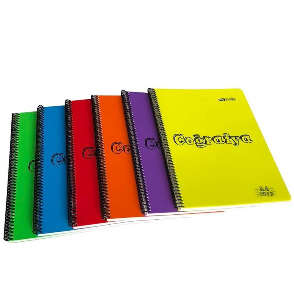MY NOTE SP.COĞRAFYA DEFTERİ A4 80YP KARELİ