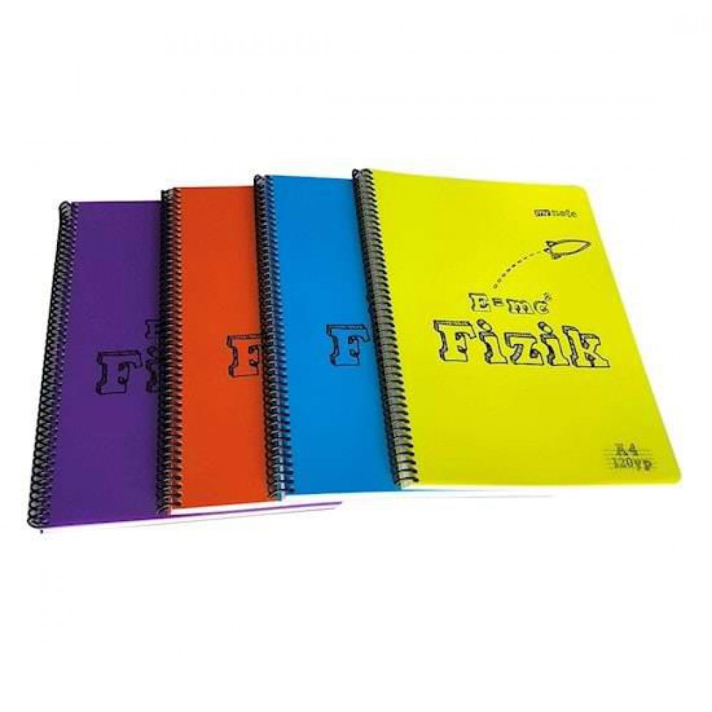 MY NOTE FİZİK DEFTERİ A4 120YP KARELİ PP SPR