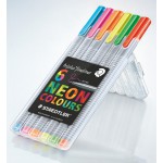 STAEDLER FINELINER TRIPLUS 6 LI NEON 334 SB6CS3