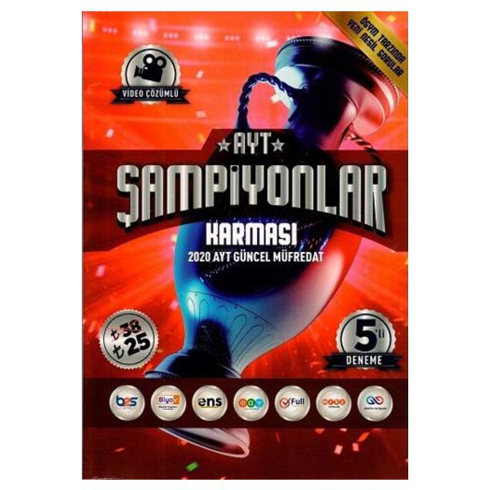 BEŞ YAYINLARI YKS AYT ''ÖZEL'' ŞAMPİYONLAR KARMASI 5 Lİ DENEME