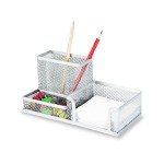 GIPTA METAL MASA SETİ 3 GÖZLÜ ORGANİZER GÜMÜŞ 7100