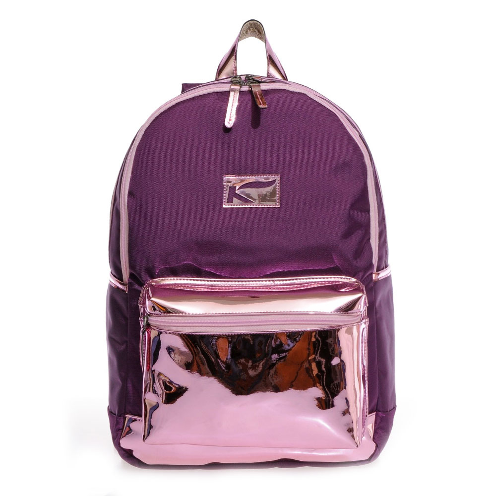 KAUKKO BRIGHT AYNALI SIRT ÇANTASI (MOR) K1102