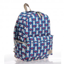 KAUKKO LAMA SIRT ÇANTASI (LACİVERT) K1127