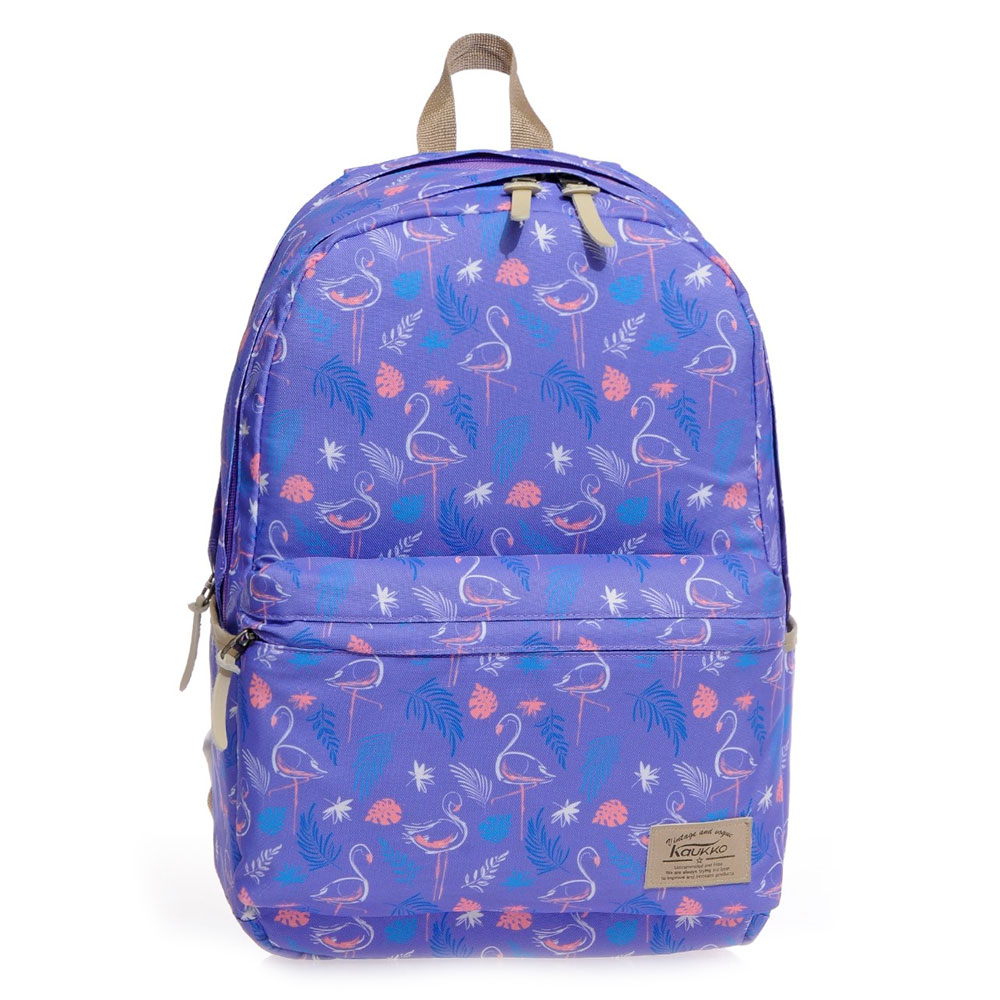 KAUKKO FLAMİNGO SIRT ÇANTASI (LİLA) K1129