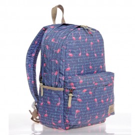 KAUKKO FLAMİNGO SIRT ÇANTASI (GRİ) K1130