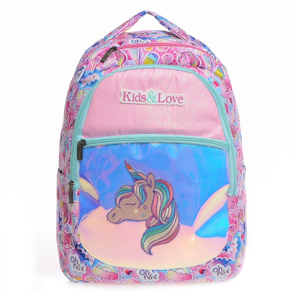 KIDS&LOVE UNICORN SIRT ÇANTASI (AYNALI) L5018
