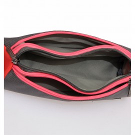 KAUKKO WICHLIGHT KALEM ÇANTASI (GRİ-MERCAN) K2138