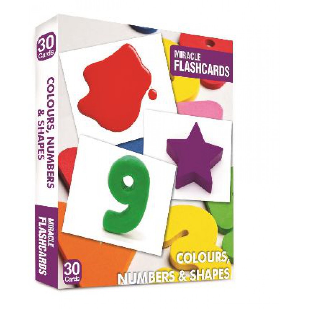 MİRACLE FLASHCARDS COLOURS NUMBERS AND SHAPES
