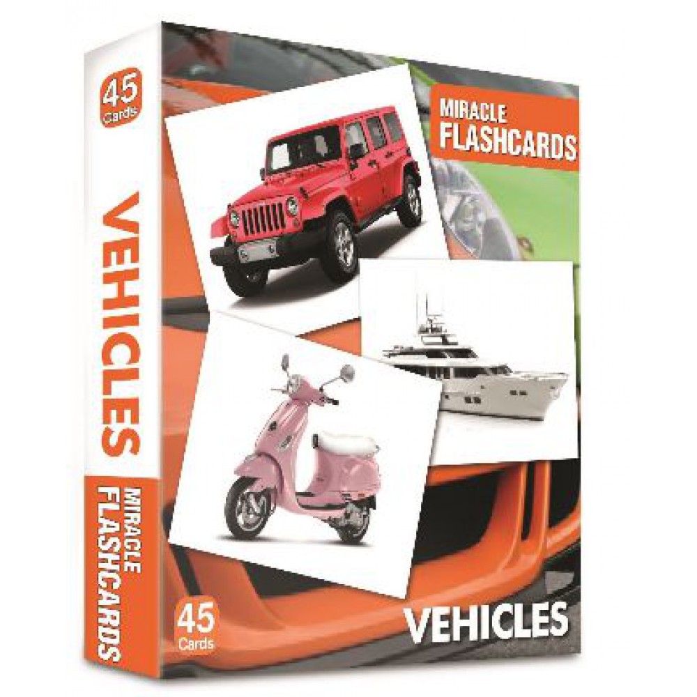 VEHİCLES MİRACLE FLASHCARDS