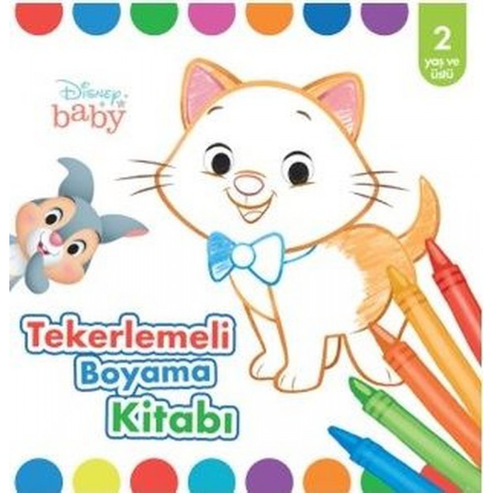 DISNEY BABY TEKERLEMELİ BOYAMA KİTABI