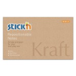 GIPTA STICKN 76*127 KRAFT NOTES 100 YP
