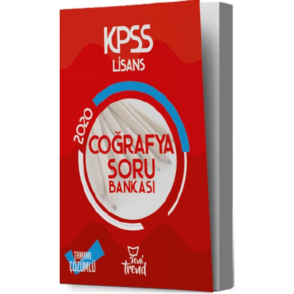 KPSS 2020 LİSANS COĞRAFYA SORU BANKASI