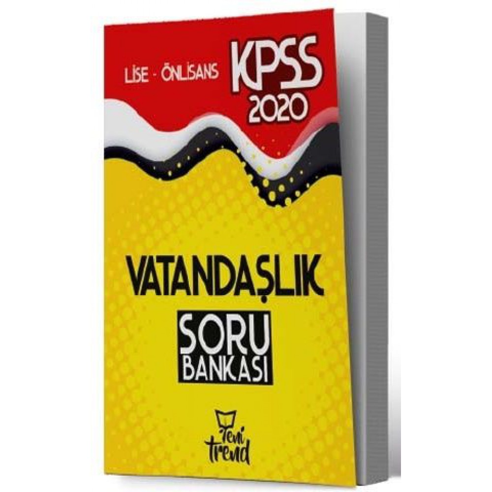 KPSS 2020 Lise/Önlisans Vatandaşlık Soru Bankası