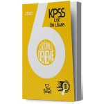 KPSS 2020 Lise/Önlisans 6'lı Çözümlü Deneme Sınavı