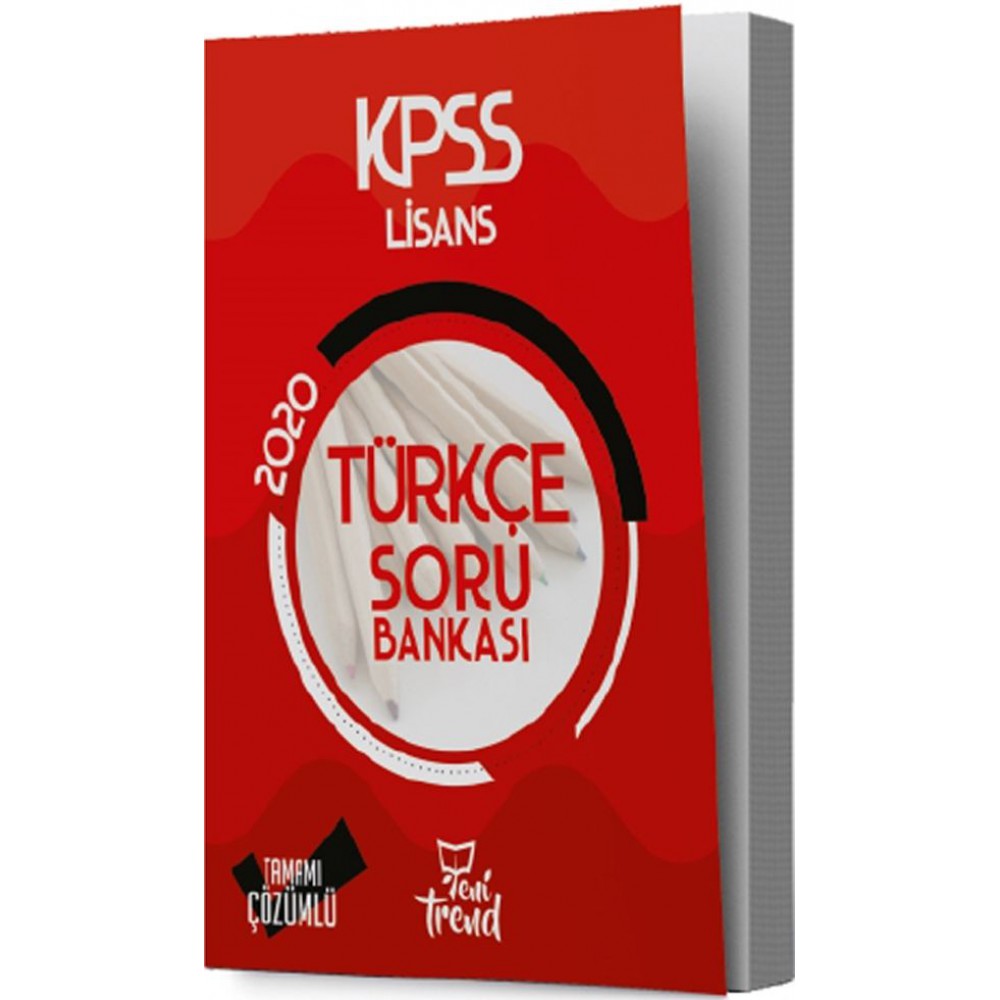 KPSS 2020 Lisans Türkçe Soru Bankası