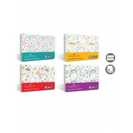 FABER RESİM DEFTERİ 35*50  EĞLENCELİ PP KAPAK 30 YP.