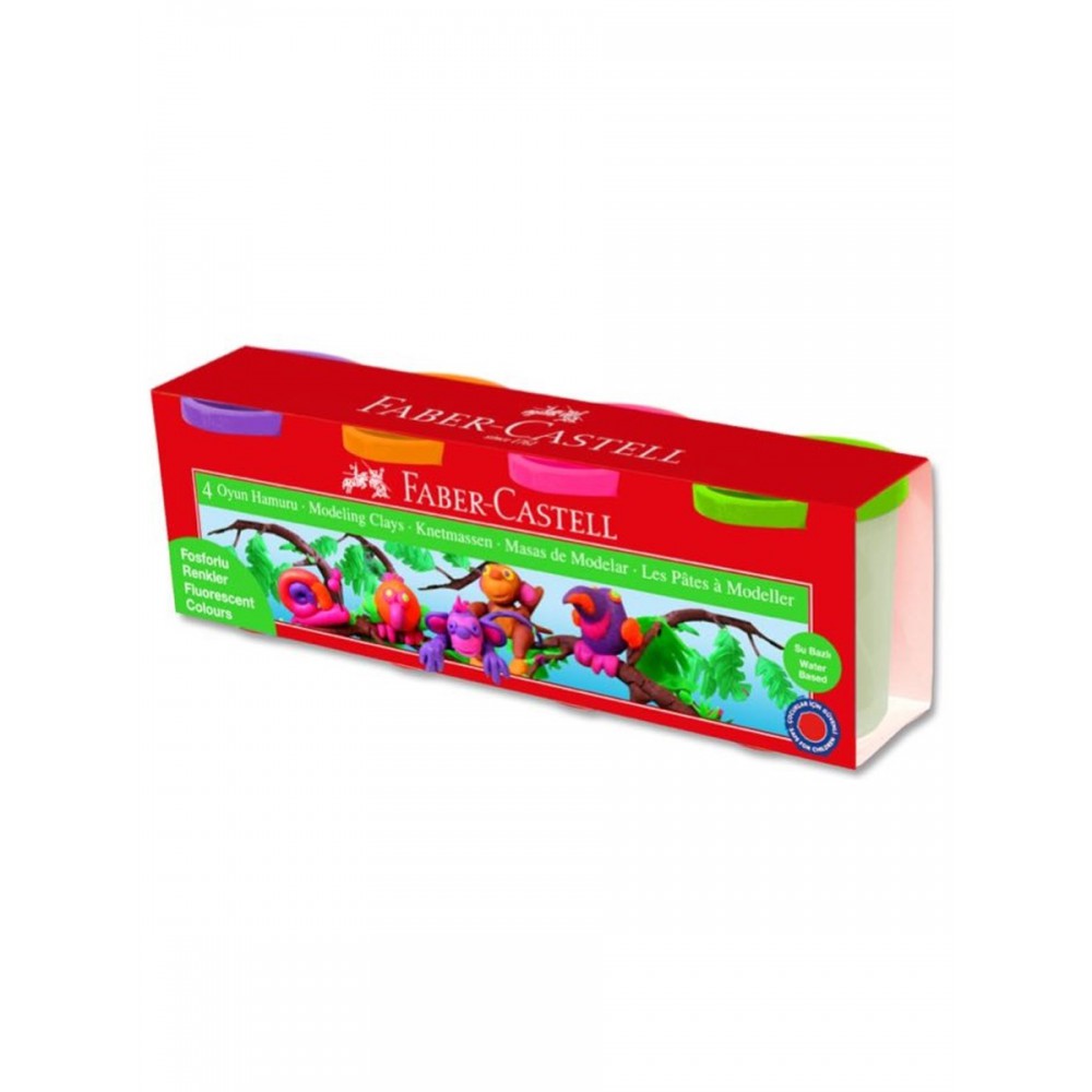 FABER SU BAZLI OYUN HAMURU 4 LÜ 5170120043