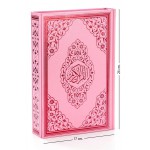 KURANI KERİM BİLGİSAYAR HATLI ORTA BOY 2 RENK MÜHÜRLÜ PEMBE-123P