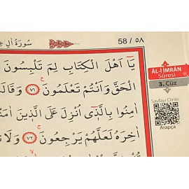 KURANI KERİM BİLGİSAYAR HATLI HAFIZ BOY 2 RENK MÜHÜRLÜ0