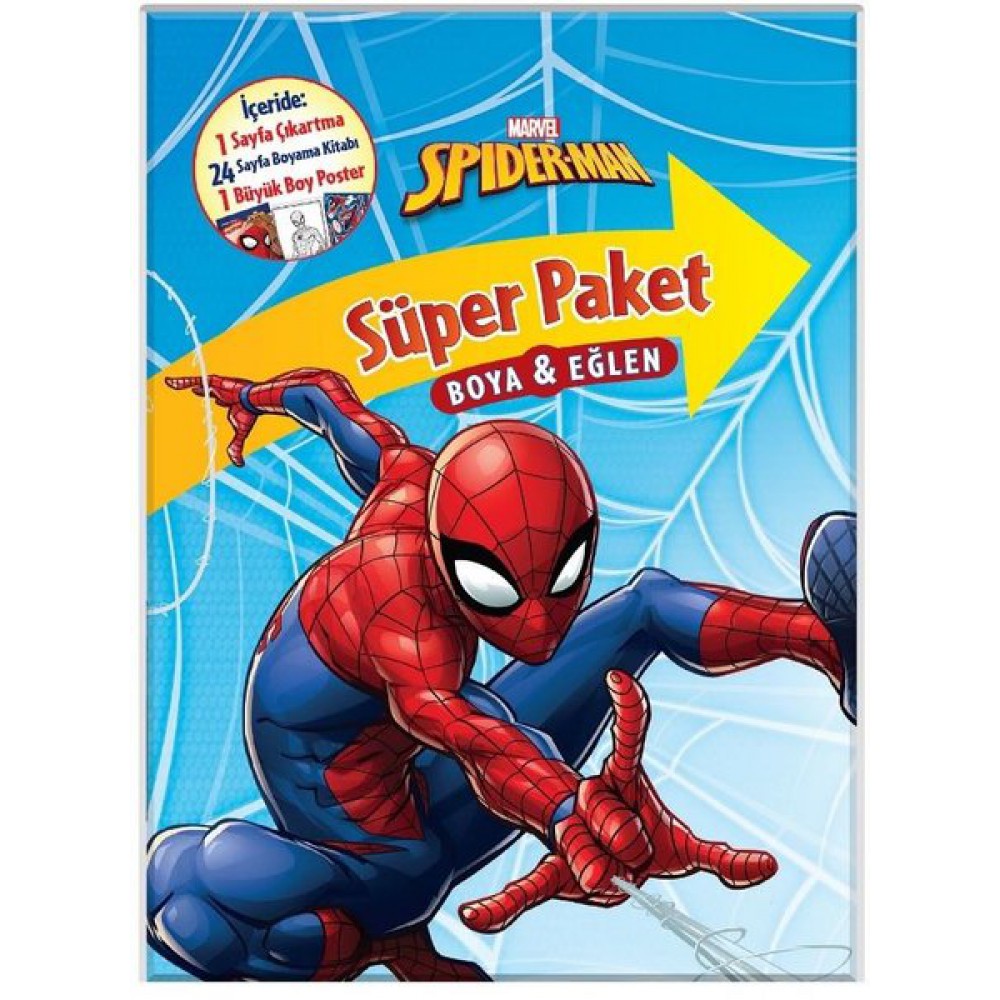 MARVEL SPİDER-MAN SÜPER PAKET BOYA VE EĞLEN