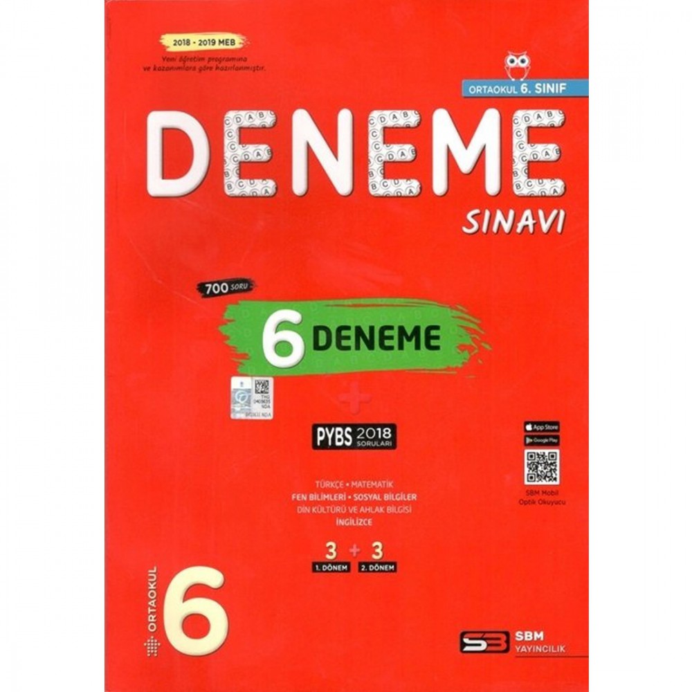 SORU BANKASI MERKEZİ 6.SINIF DENEME 6 LI
