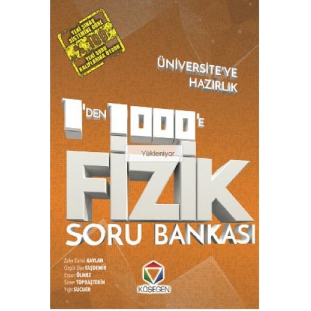 KÖŞEGEN 1 DEN 1000 E FİZİK SB