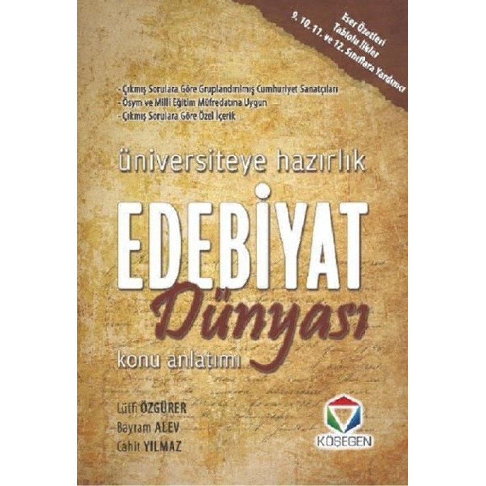 KÖŞEGEN EDEBİYAT DÜNYASI EL KİTABI