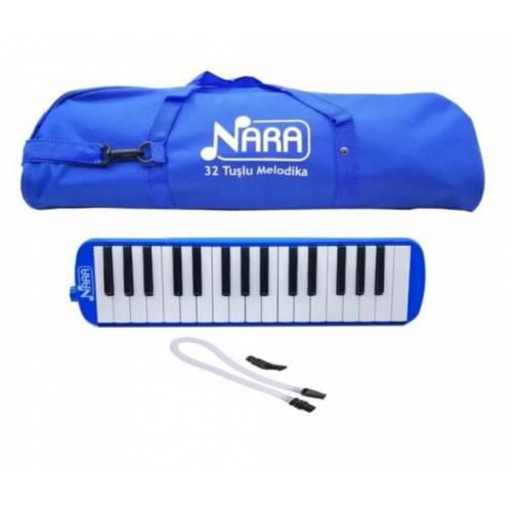 KARADENİZ NARA MELODİKA MAVİ 32 TUŞLU BEZ ÇANTA NR-32 M