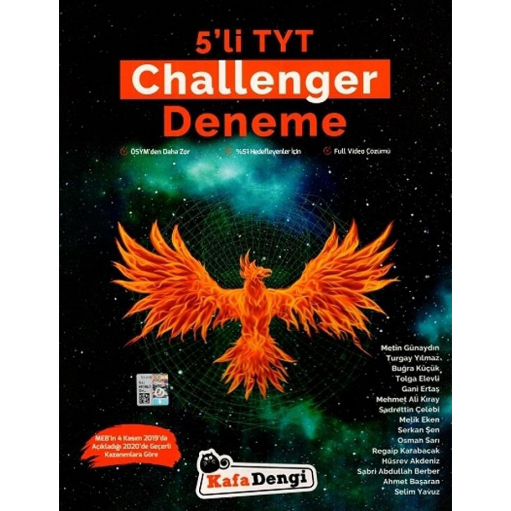 KAFADENGİ TYT CHALLENGER 5 Lİ DENEME SINAVI