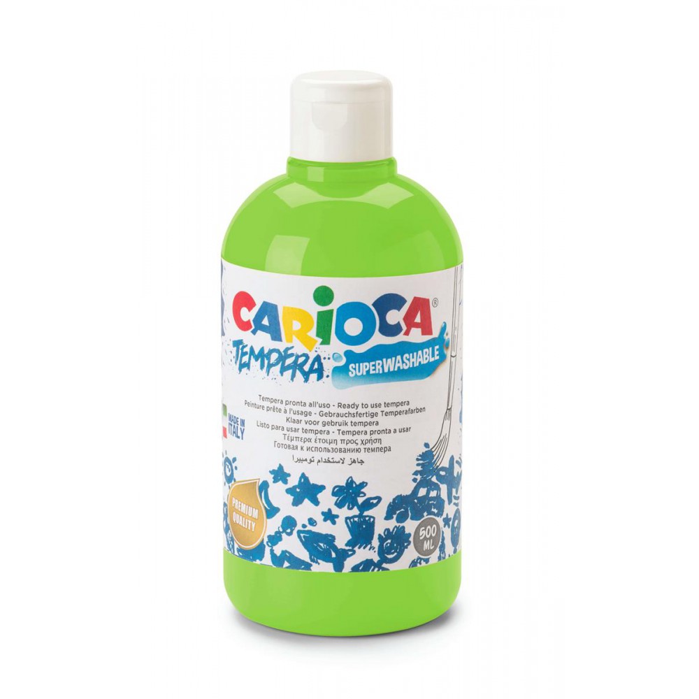 CARIOCA TEMPERA SULUBOYA SÜPER YIKANABİLİR NEON YEŞİL 500 ML