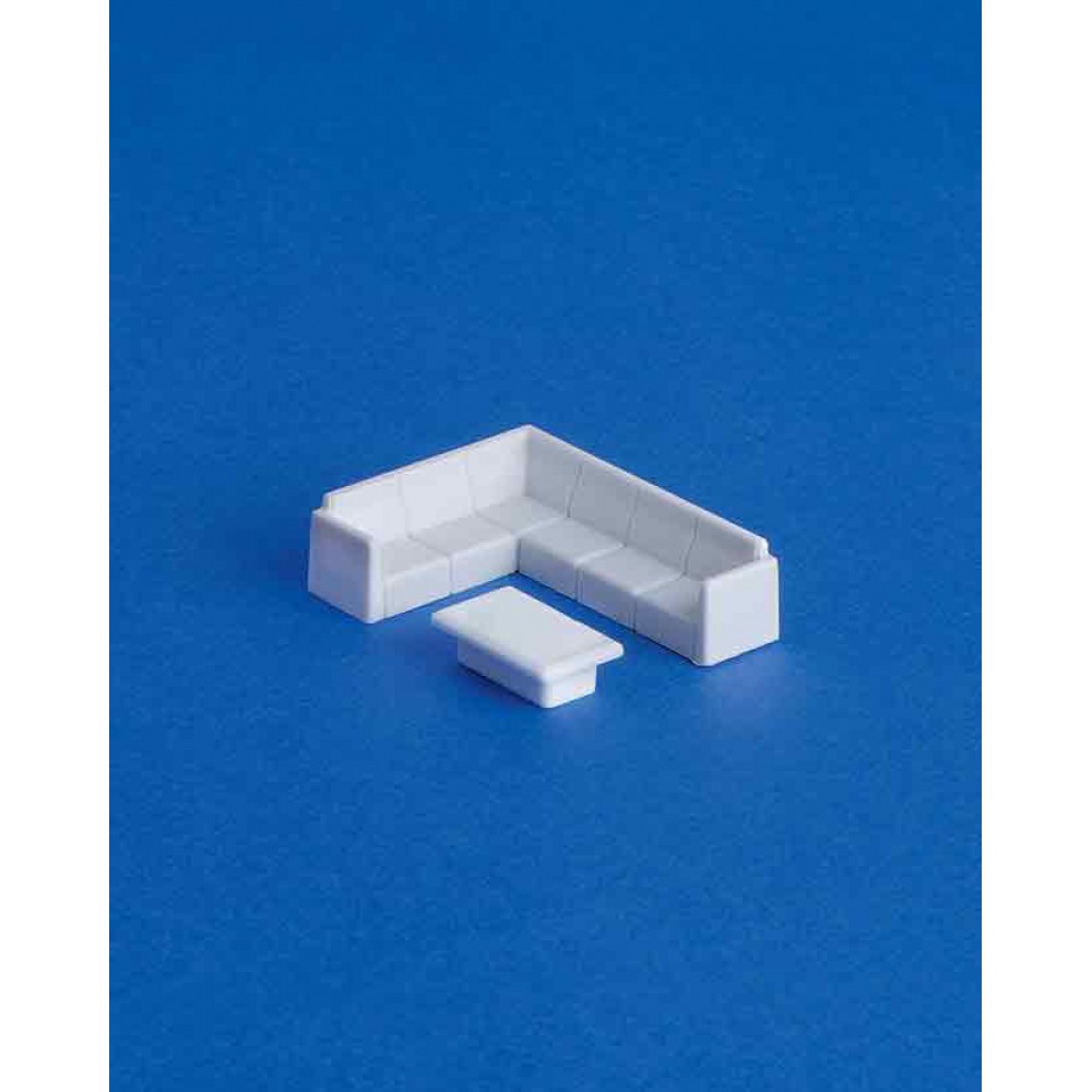 Eshel Maket L Koltuk Takımı Ve Masa--1/100-1 li