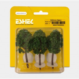 Eshel Maket Zelkova Ağacı--7 cm--3 lü