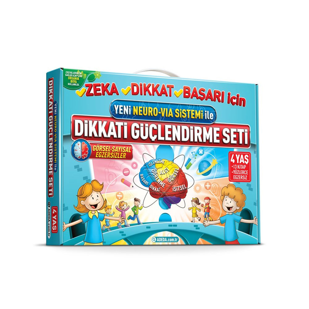 YENİ NEURO VİA SİSTEMİ İLE DİKKATİ GÜÇLENDİRME SET 4 YAŞ