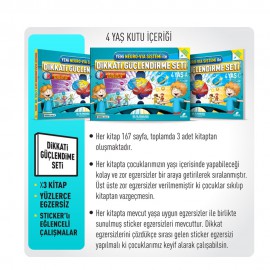 YENİ NEURO VİA SİSTEMİ İLE DİKKATİ GÜÇLENDİRME SET 4 YAŞ